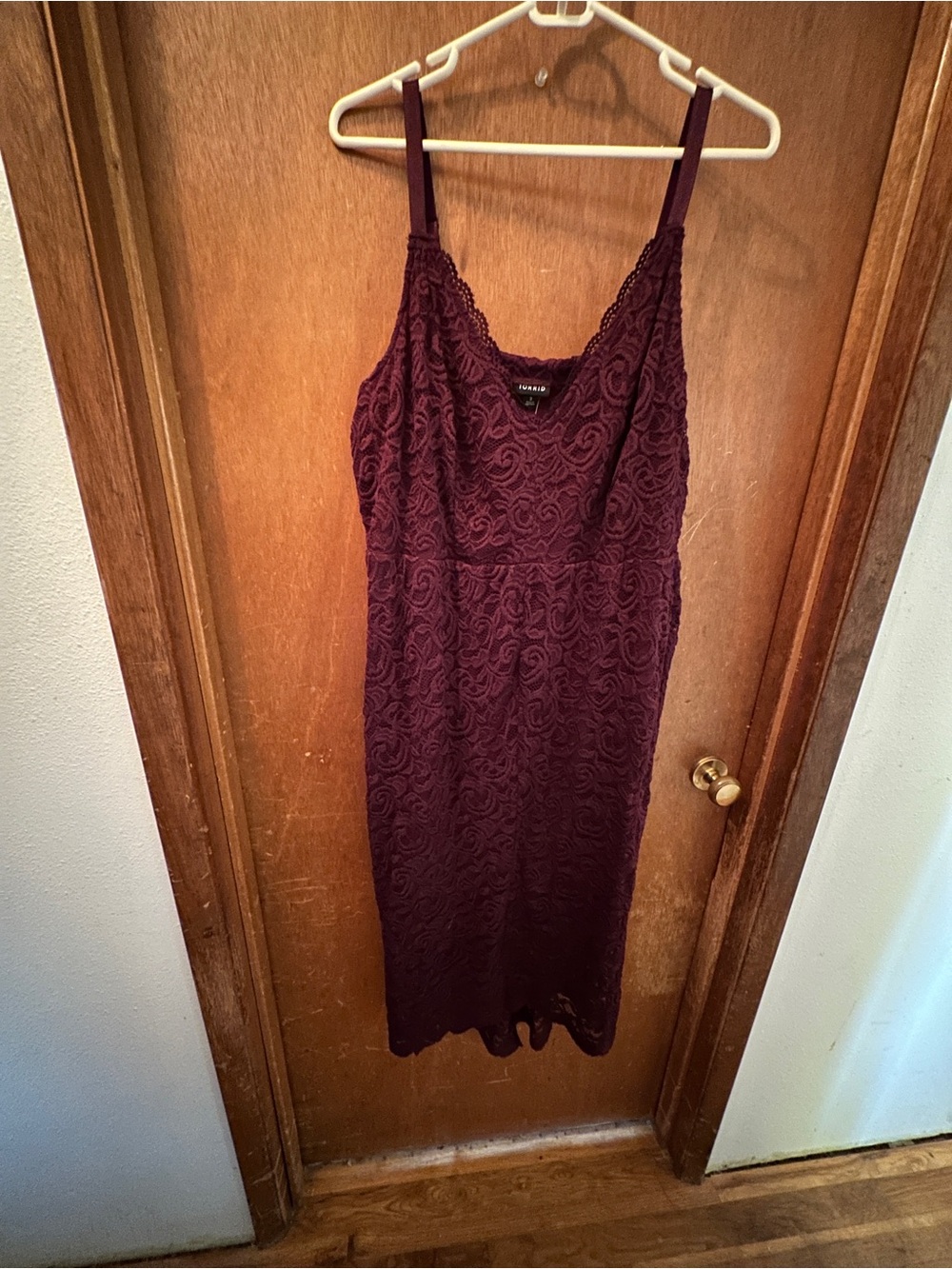 Torrid Eggplant Lace Dress